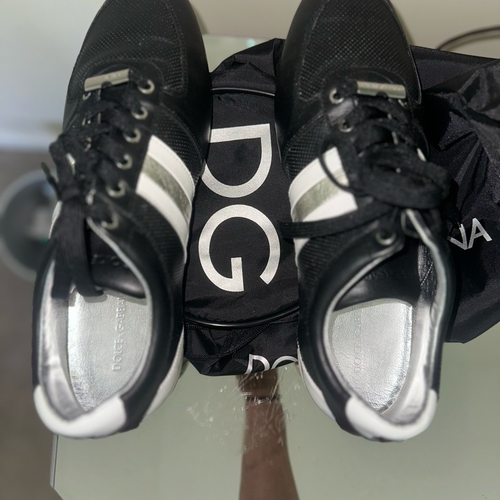 Leather D&G Men’s casual sneakers
